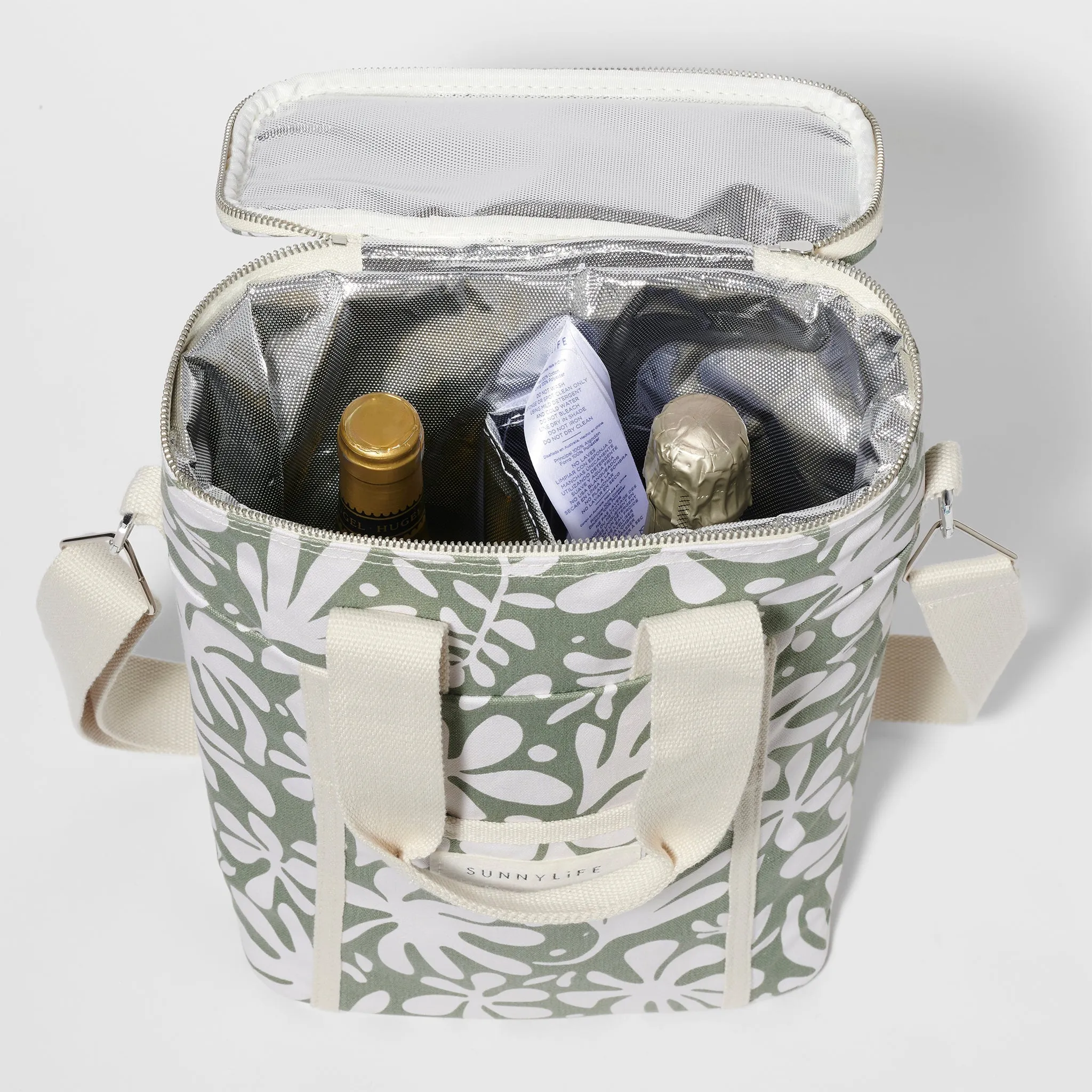 Sunnylife | Canvas Drinks Cooler Bag | The Vacay Olive