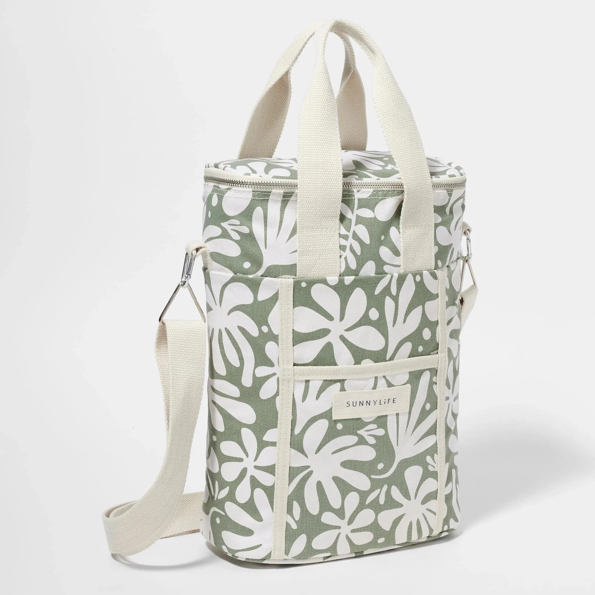 Sunnylife | Canvas Drinks Cooler Bag | The Vacay Olive