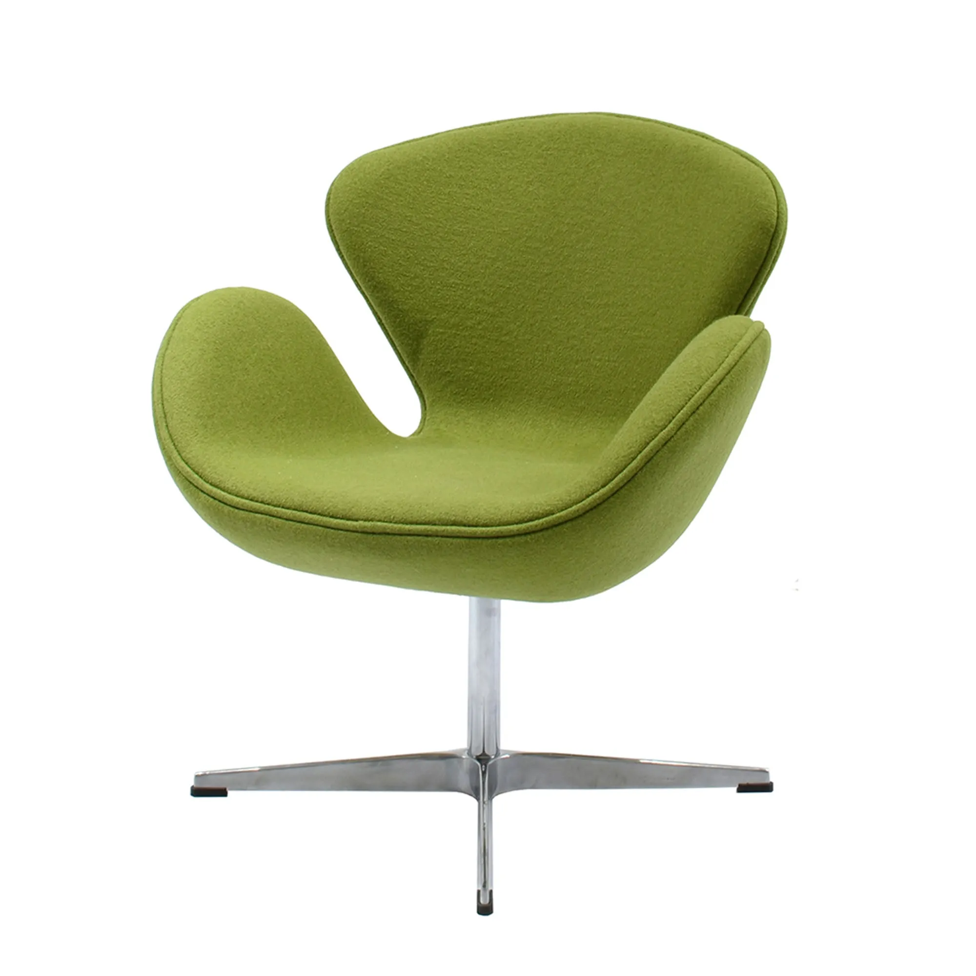 Swan Chair Swivel Height Adjustable Lounge Chair, Cashmere