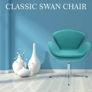 Swan Chair Swivel Height Adjustable Lounge Chair, Cashmere