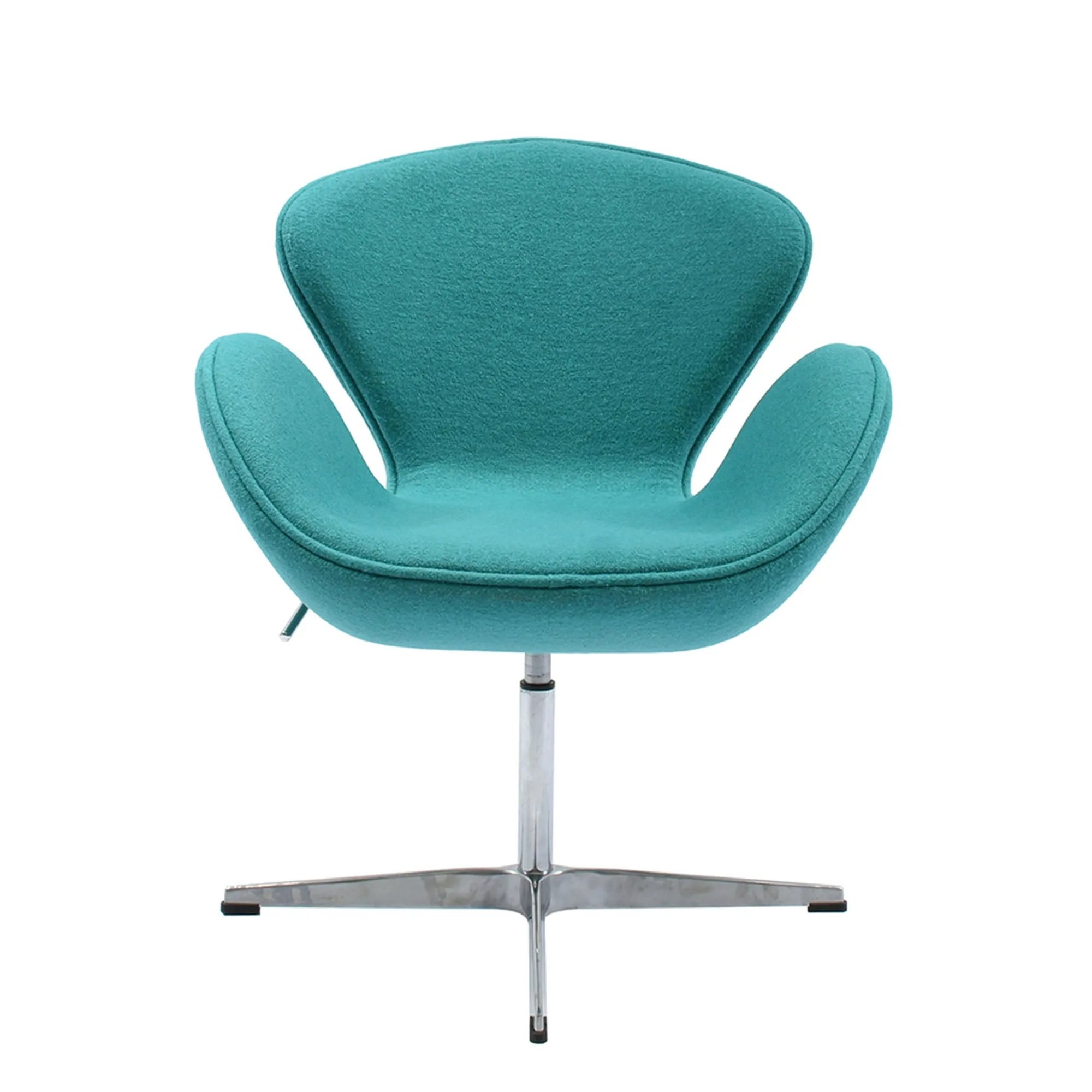 Swan Chair Swivel Height Adjustable Lounge Chair, Cashmere