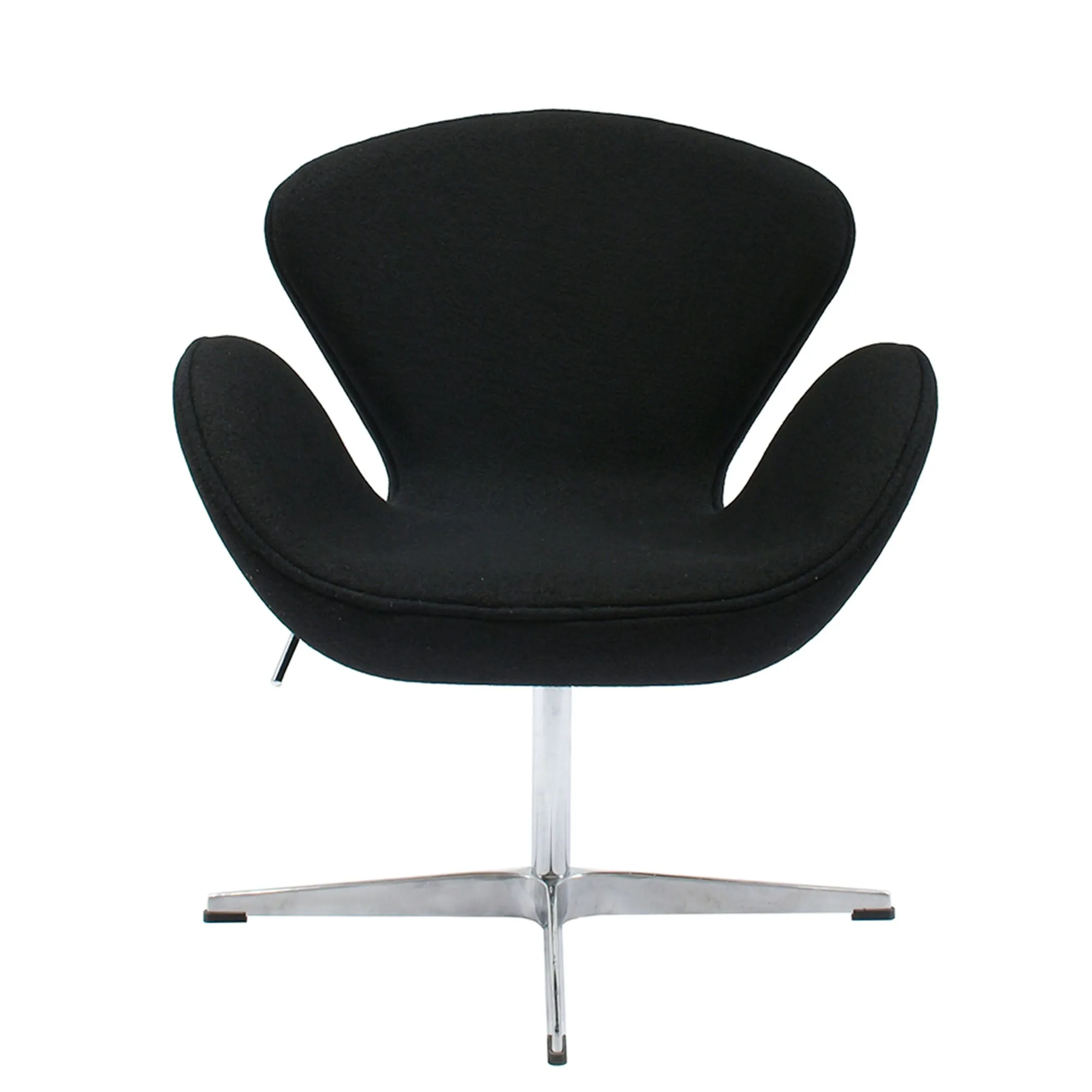 Swan Chair Swivel Height Adjustable Lounge Chair, Cashmere