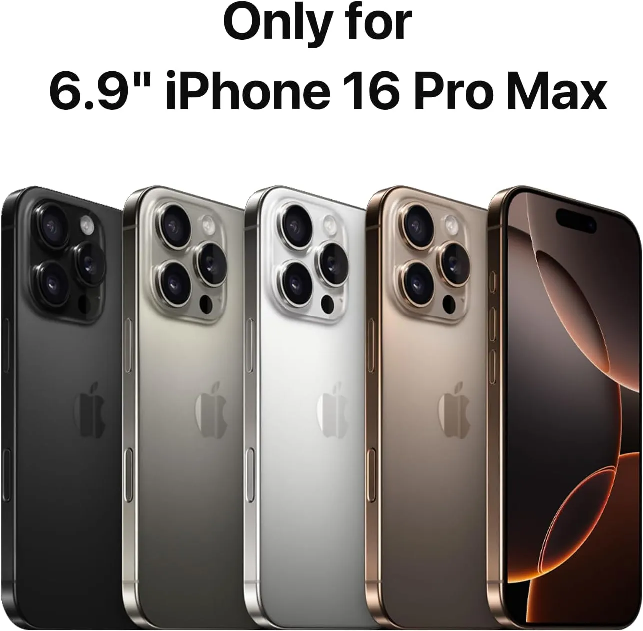 SWITCHEASY Fleur M - Flower Floral Designed Case for iPhone 16 Pro Max 6.9", 3D Patterned, Compatible with MagSafe, Protective Phone Case for Women - Black