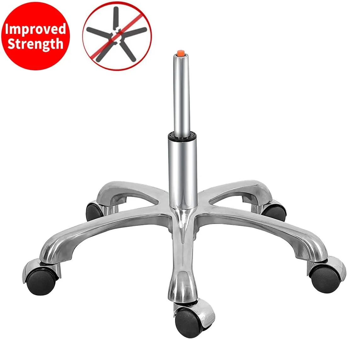 Swivel Rolling Stool Round Chair with Back,Thick Sturdy Padding,Adjustable Stool with Wheels with Back for Doctor,Massage Salon,Office,Home(Brown)