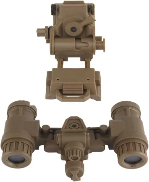 Tactical Airsoft Hunting Dummy AN/PVS31 Night Vision Goggles with Helmet Mount, No Function Binoculars Night Vision NVG Model Cosplay Prop