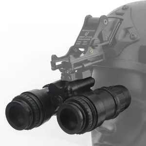 Tactical AN/PVS15 Helmet Night Vision Goggles No Function Dummy Model Airsoft Paintball PVS15 Dual-Tube Binocular Night Vision Goggles Tactical Helmet Accessories for Outdoor Game Cosplay