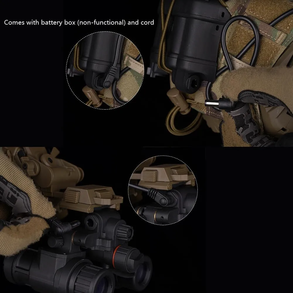 Tactical GPNVG 18 Dummy Model,Night Vision Goggles Model,for Tactical Helmet NVG Mount | for Cosplay Display