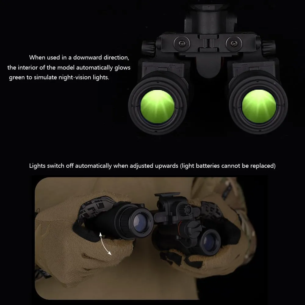 Tactical GPNVG 18 Dummy Model,Night Vision Goggles Model,for Tactical Helmet NVG Mount | for Cosplay Display