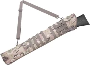 Tactical Shotgun Rifle Scabbard Bag Adjustable Shoulder Strap Outdoor Hunting Molle Holster