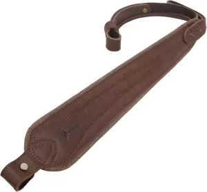 Tas Trost Durable Leather Rifle Sling, Adjustable Length Shotgun Shoulder Strap for Outdoor Hunting