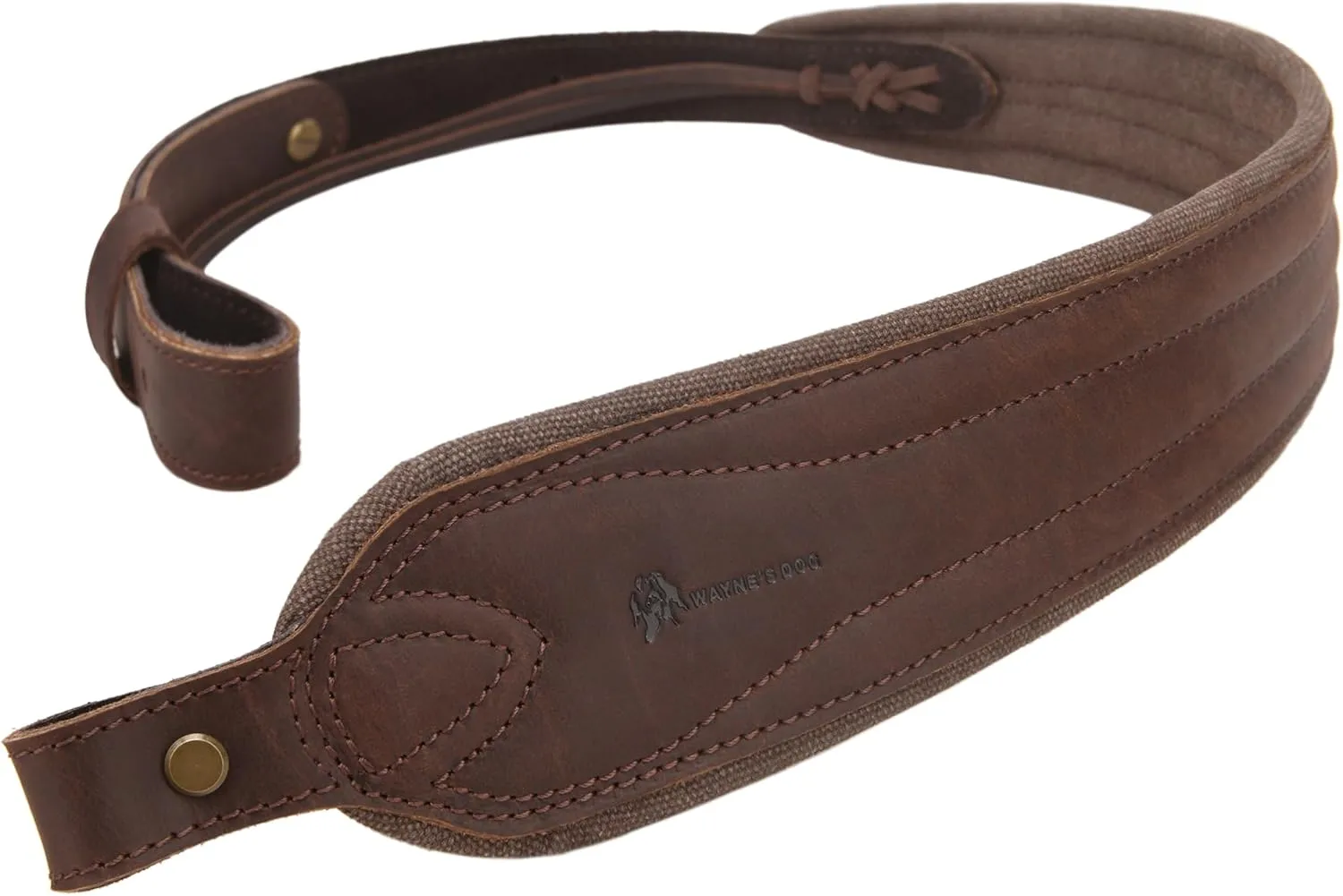 Tas Trost Durable Leather Rifle Sling, Adjustable Length Shotgun Shoulder Strap for Outdoor Hunting