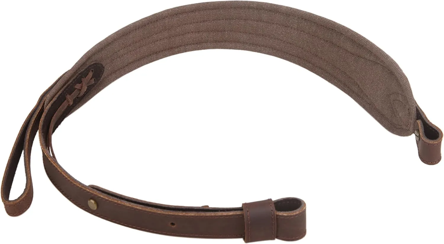 Tas Trost Durable Leather Rifle Sling, Adjustable Length Shotgun Shoulder Strap for Outdoor Hunting