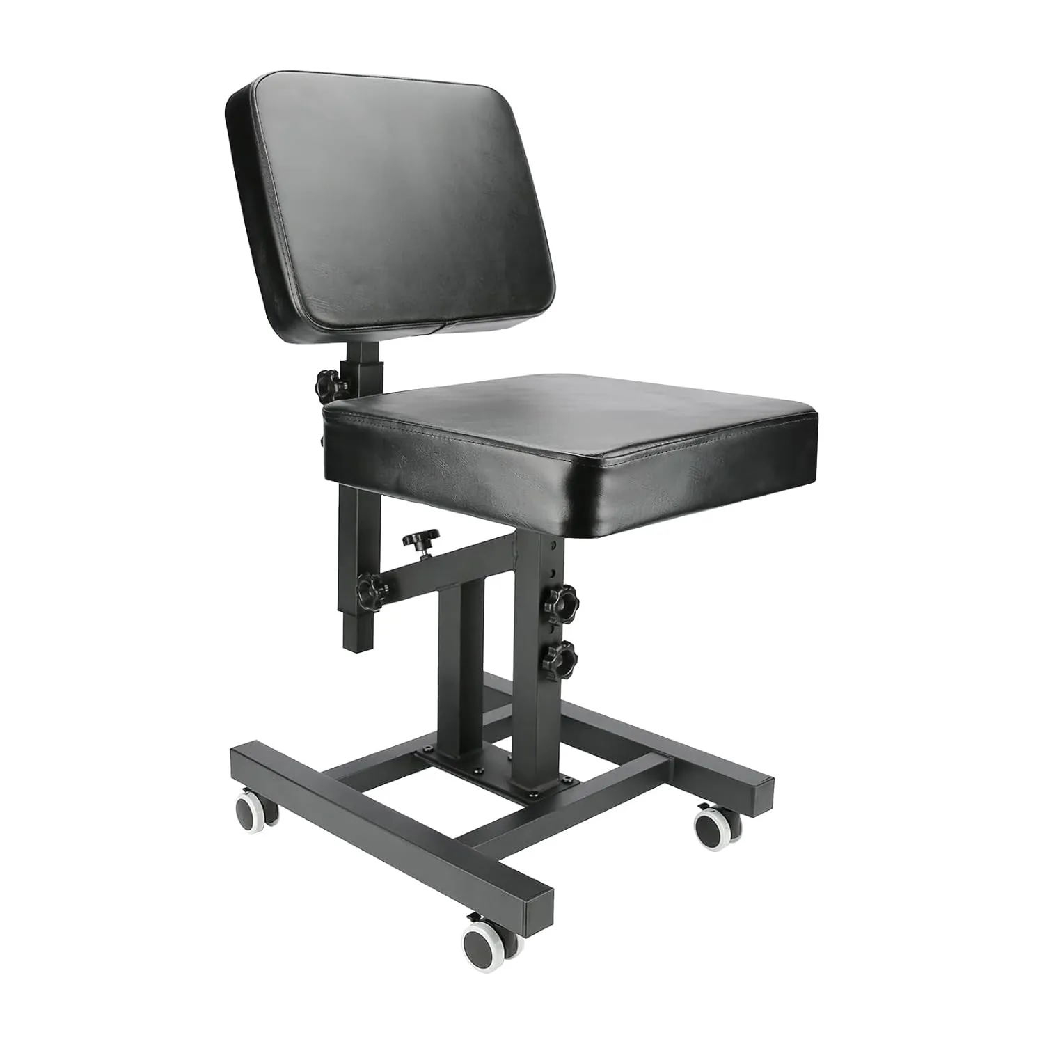 Tattoo Chair for Client High-Density Sponge Height Adjustable Spa Salon Folding Massage Chair Tattoo Equipment with Armrest Stand with Wheels