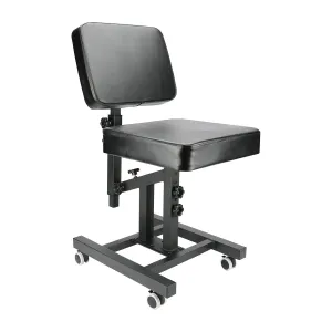 Tattoo Chair for Client High-Density Sponge Height Adjustable Spa Salon Folding Massage Chair Tattoo Equipment with Armrest Stand with Wheels