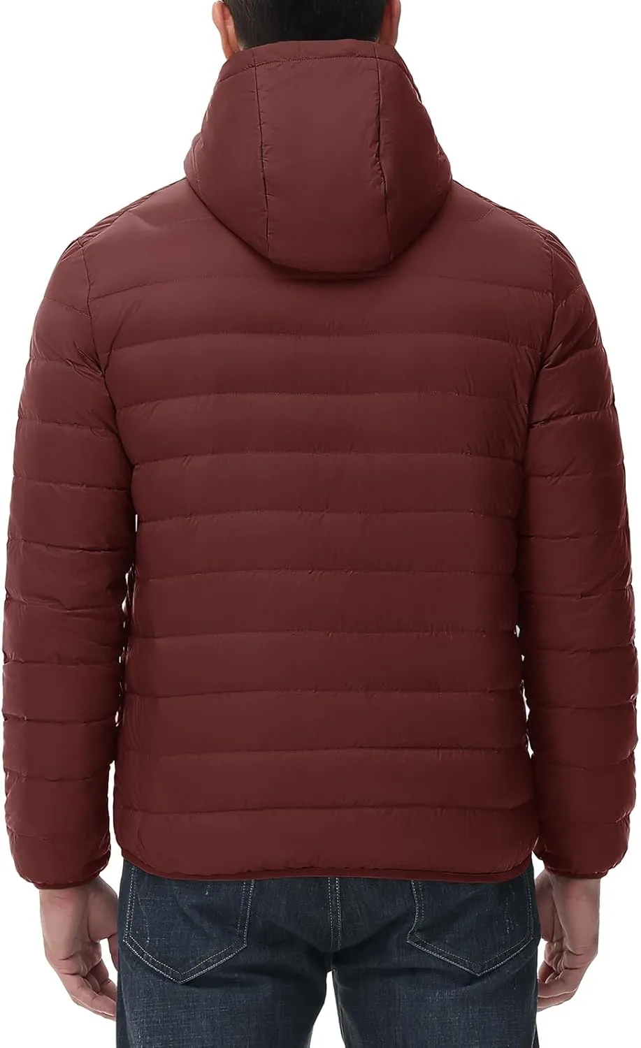 TBMPOY Men's Down Puffer Jackets Packable Lightweight Winter Coat Hooded Warm Insulated Puffy Jacket