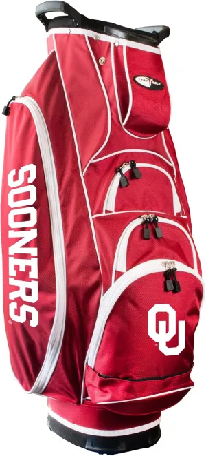 Team Golf NCAA Lightweight, 10-Way Club Divider, Spring Action Stand, Insulated Cooler Pocket, Velcro Glove and Umbrella Holder & Lift Assist Handles