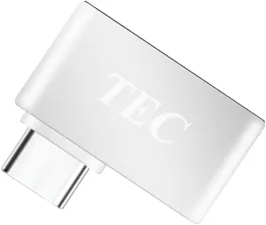 TEC Type-C Fingerprint Reader for Windows 10 Hello, TEC TE-FPA-C Bio-Metric Fingerprint Scanner PC Dongle for Password-Free and File Encryption, 360° Touch Speedy Matching Security Key
