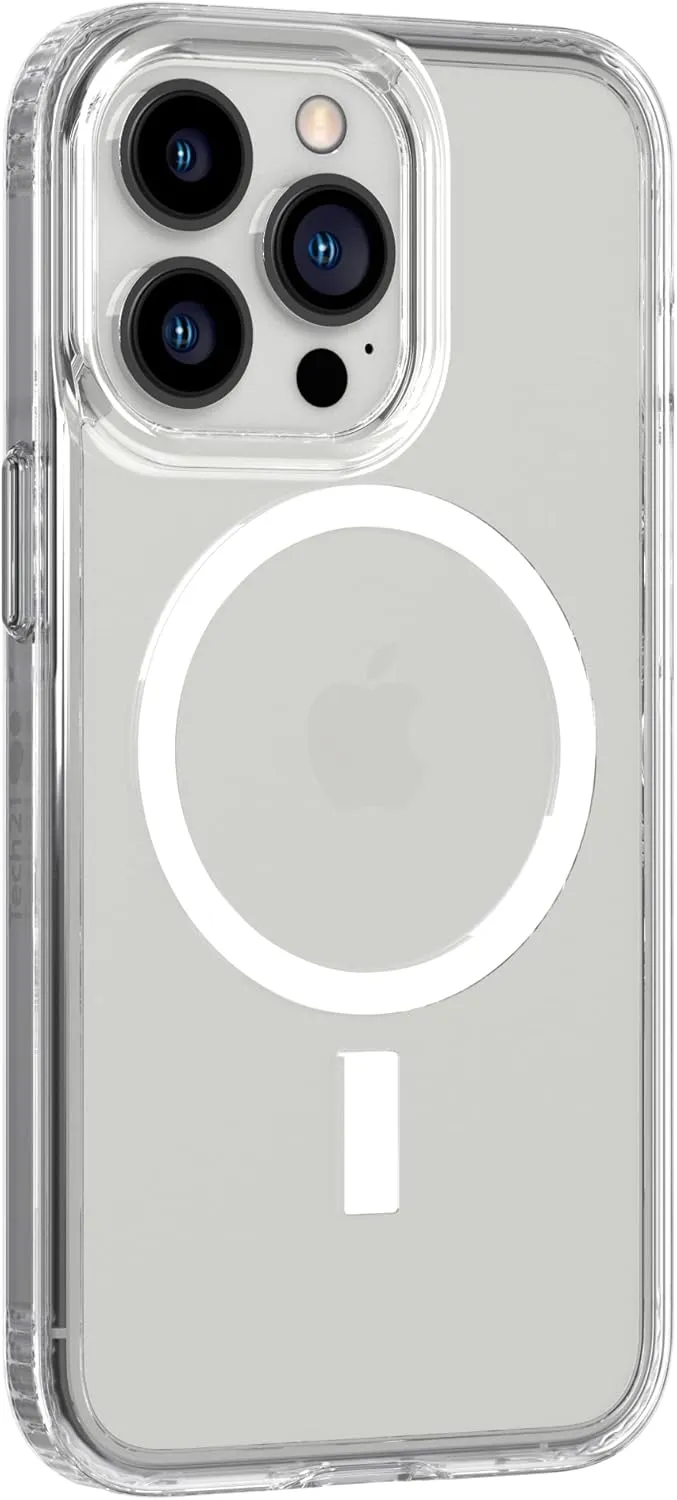 Tech21 Evo Clear (MagSafe) for iPhone 13 Pro - Transparent MagSafe Phone Case with 12ft Multi-Drop Protection