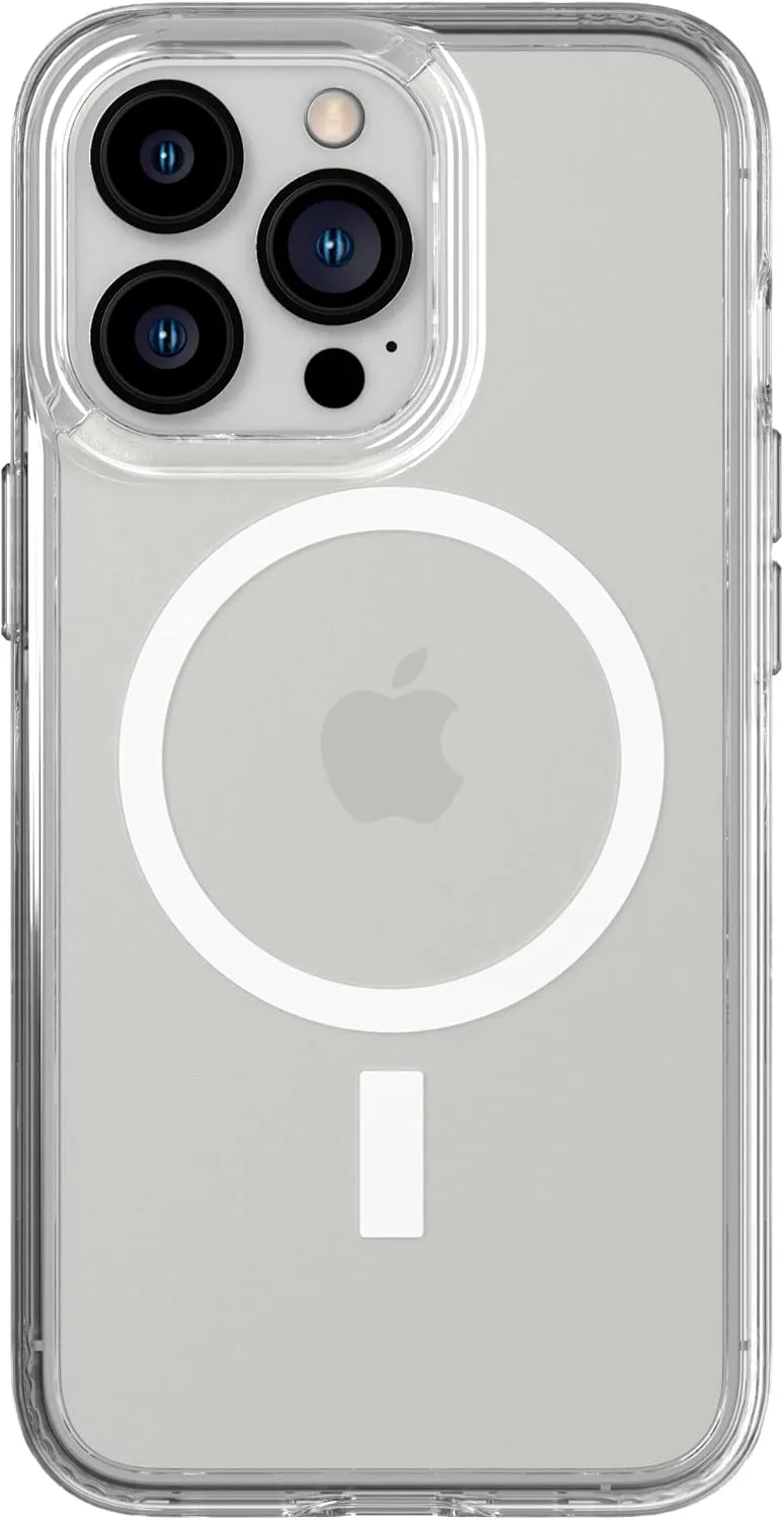 Tech21 Evo Clear (MagSafe) for iPhone 13 Pro - Transparent MagSafe Phone Case with 12ft Multi-Drop Protection