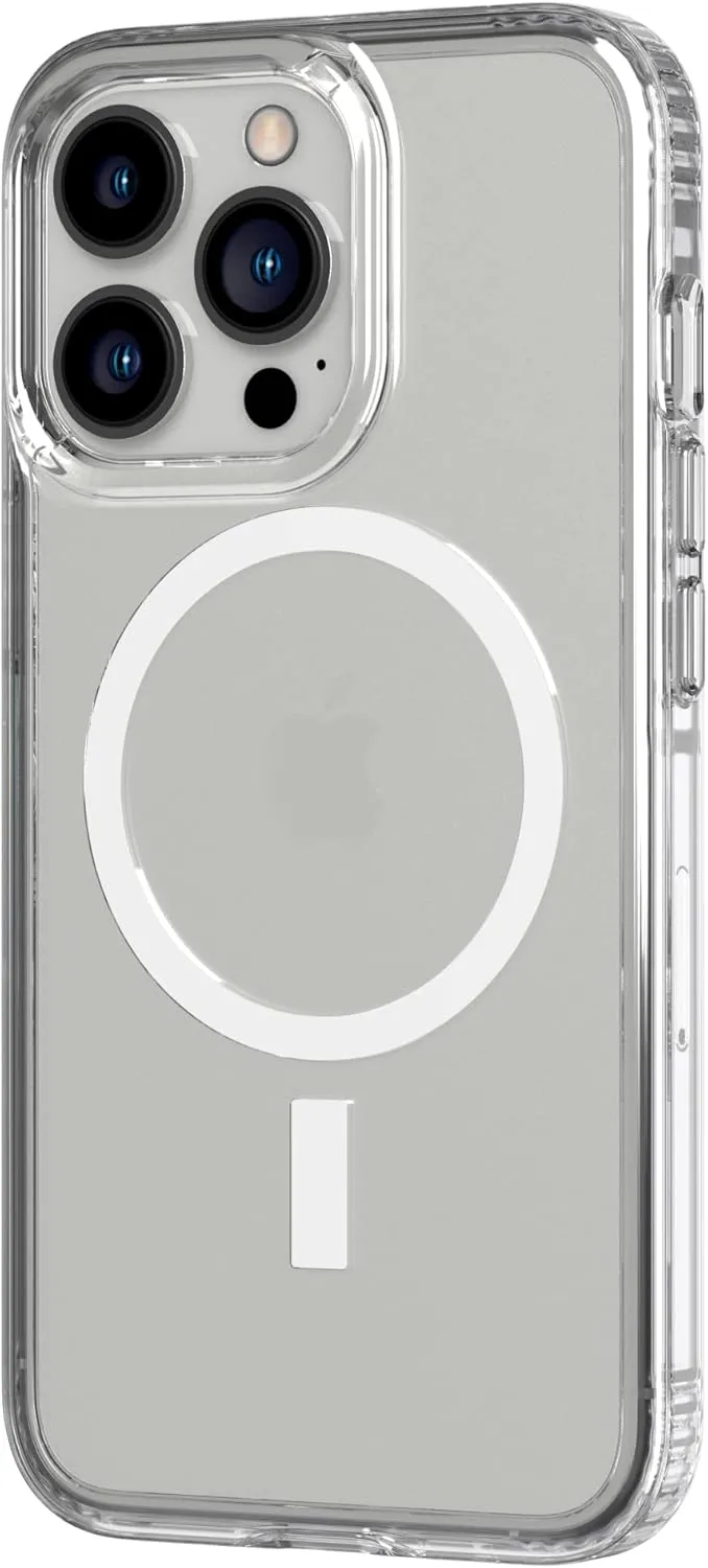 Tech21 Evo Clear (MagSafe) for iPhone 13 Pro - Transparent MagSafe Phone Case with 12ft Multi-Drop Protection