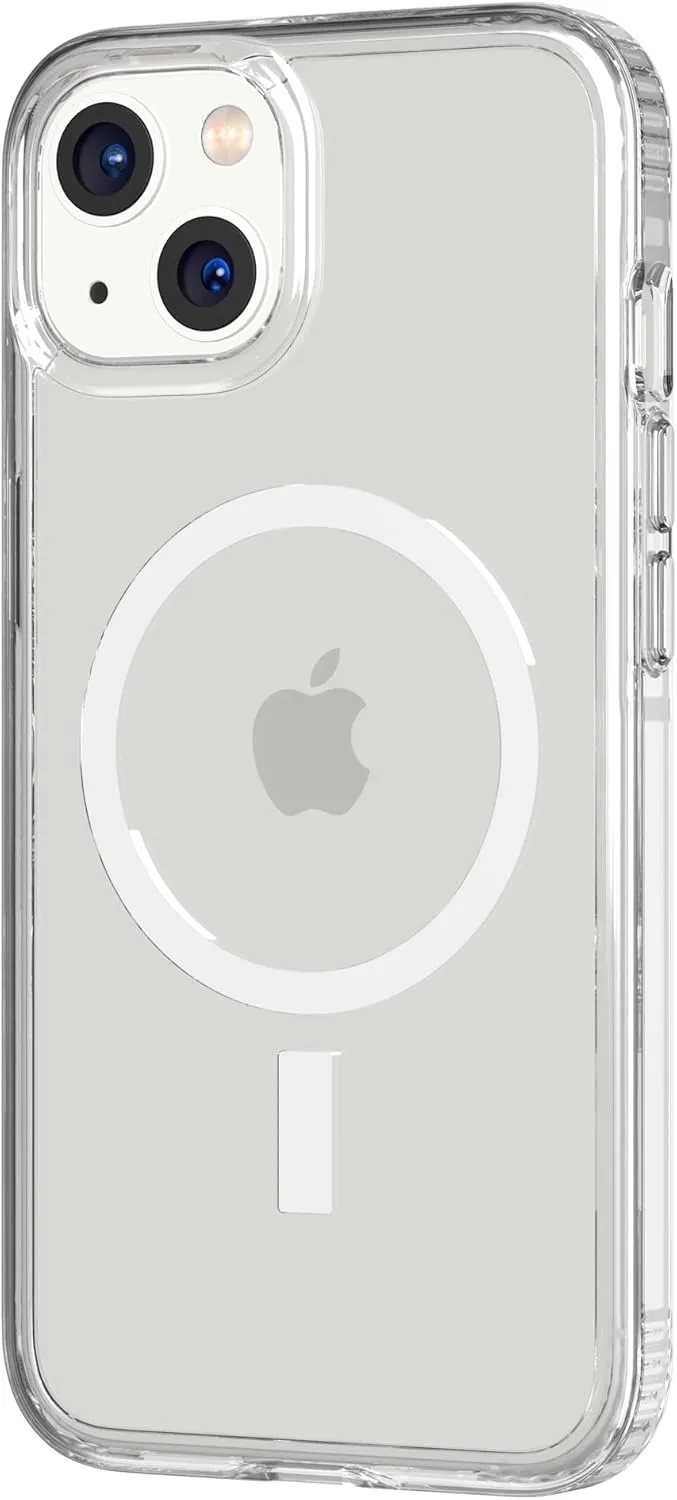 Tech21 Evo Clear (MagSafe) for iPhone 13 - Transparent MagSafe Phone Case with 12ft Multi-Drop Protection