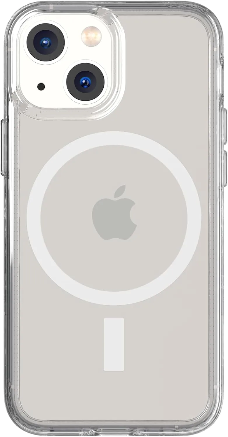 Tech21 Evo Clear (MagSafe) for iPhone 13 - Transparent MagSafe Phone Case with 12ft Multi-Drop Protection