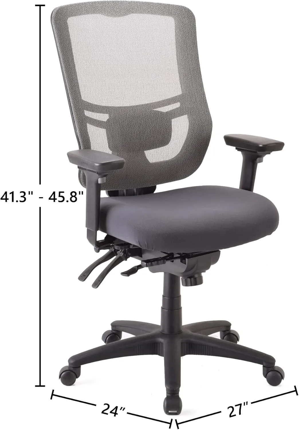 Tempur-Pedic Adjustable Task Chair, Agate Grey