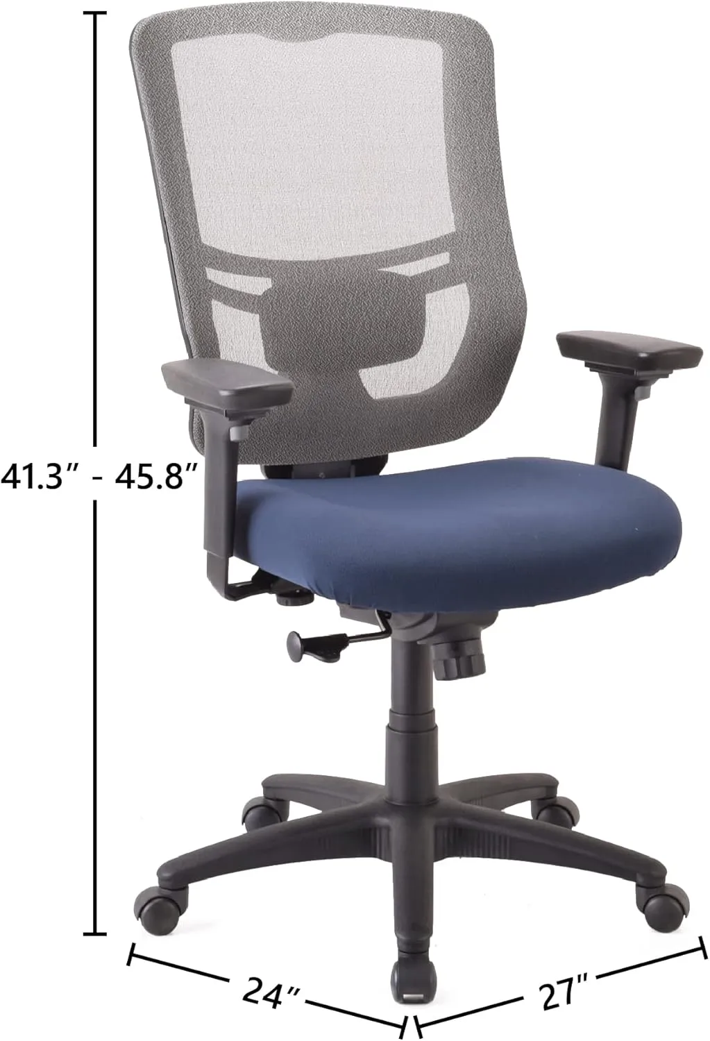 Tempur-Pedic Synchro-Tilt Task Chair, Denim