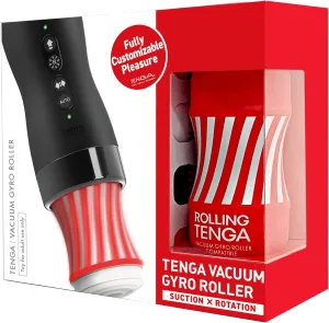 TENGA Vacuum GYRO Roller Male Masturbation Air Suction Plus Rotating Device, VGR-003S (1 Gyro Roller Cup Included)