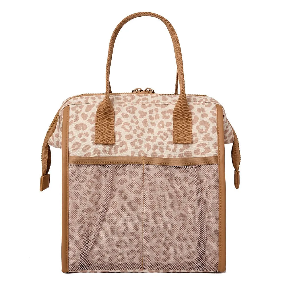 the LUNCH BAG spring leopard