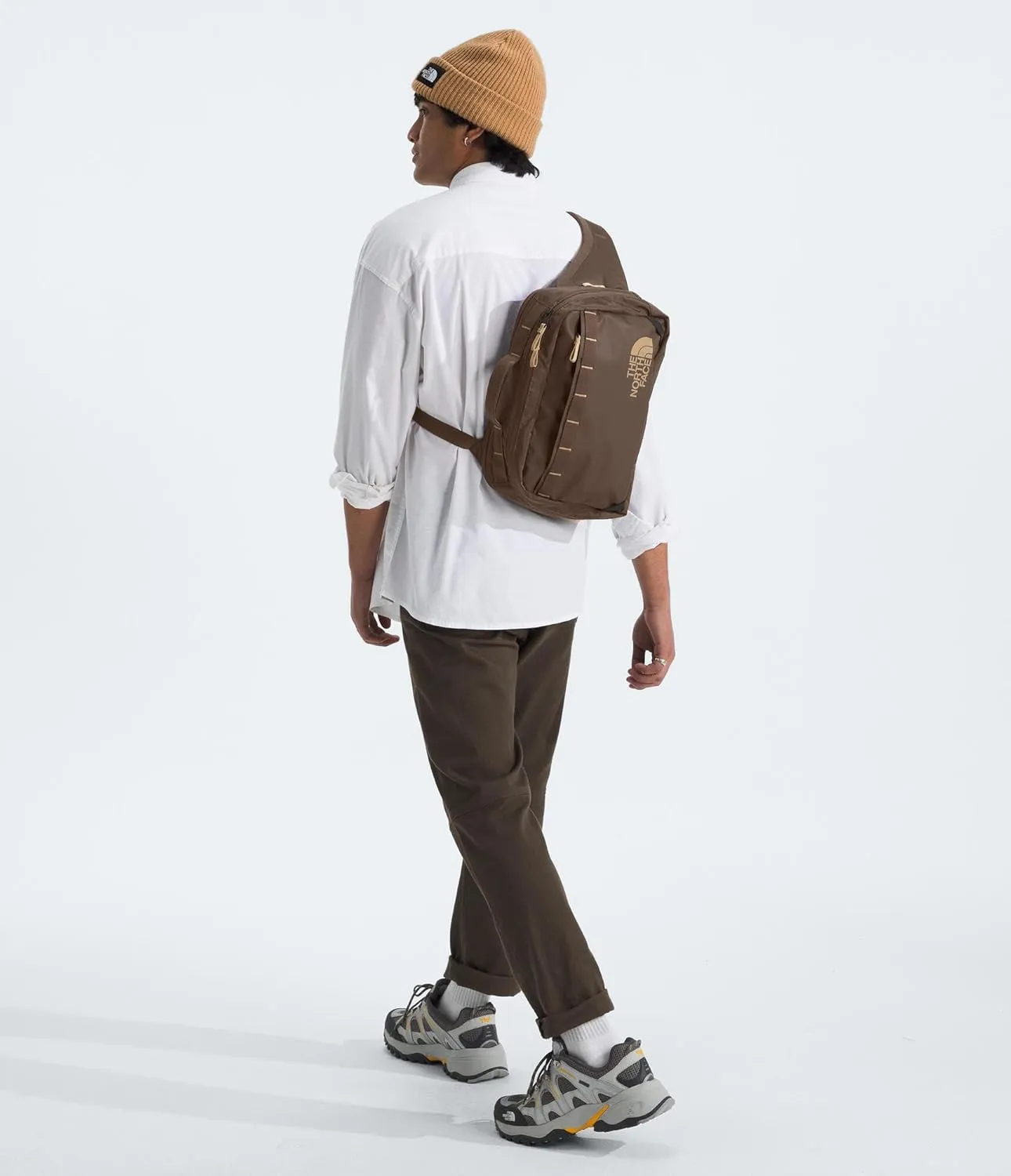 THE NORTH FACE Base Camp Voyager Sling - PFAS Free, Smokey Brown/Khaki Stone, One Size