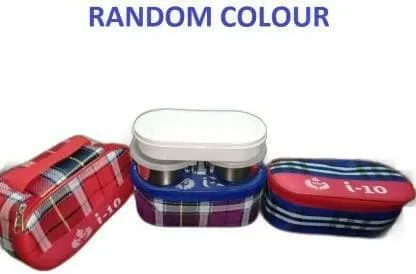 Tiffin Bag insulated Designer Office Manager combo Double Decker lunchbox(pack of 2)