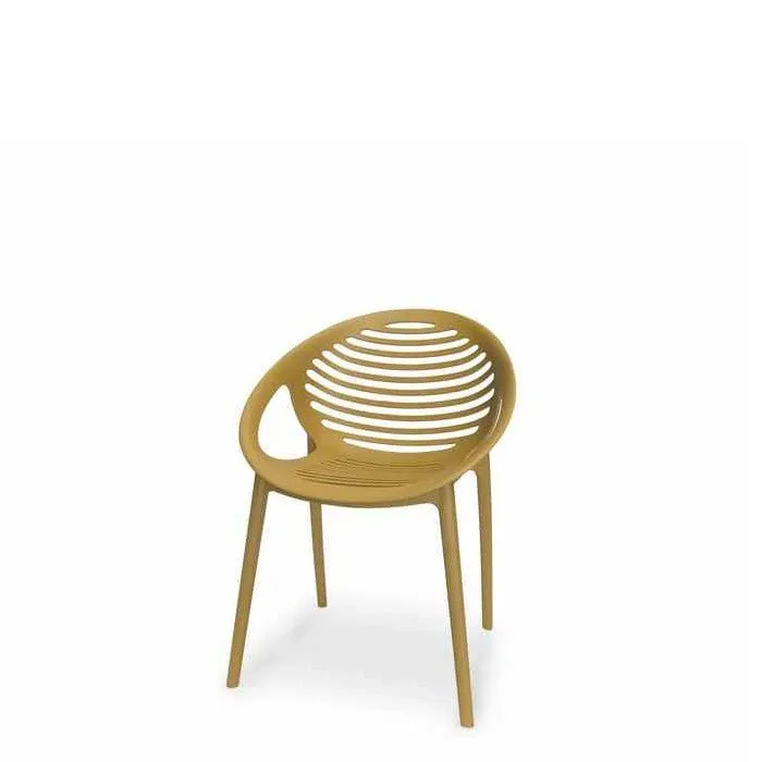 TIG Outdoor Chair - Mustard (Stackable)