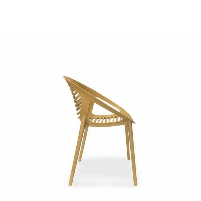 TIG Outdoor Chair - Mustard (Stackable)