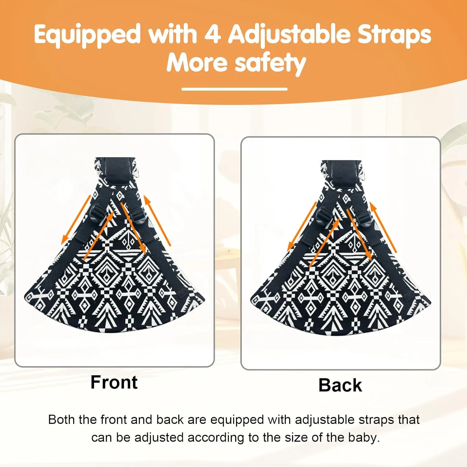 Toddler Carrier,Baby Sling Carrier,Upgraded 2025 Baby Sling with 4 Adjustable Straps(10-30lbs),Lightweight,Portable and One Size Fits All(Blacksail)