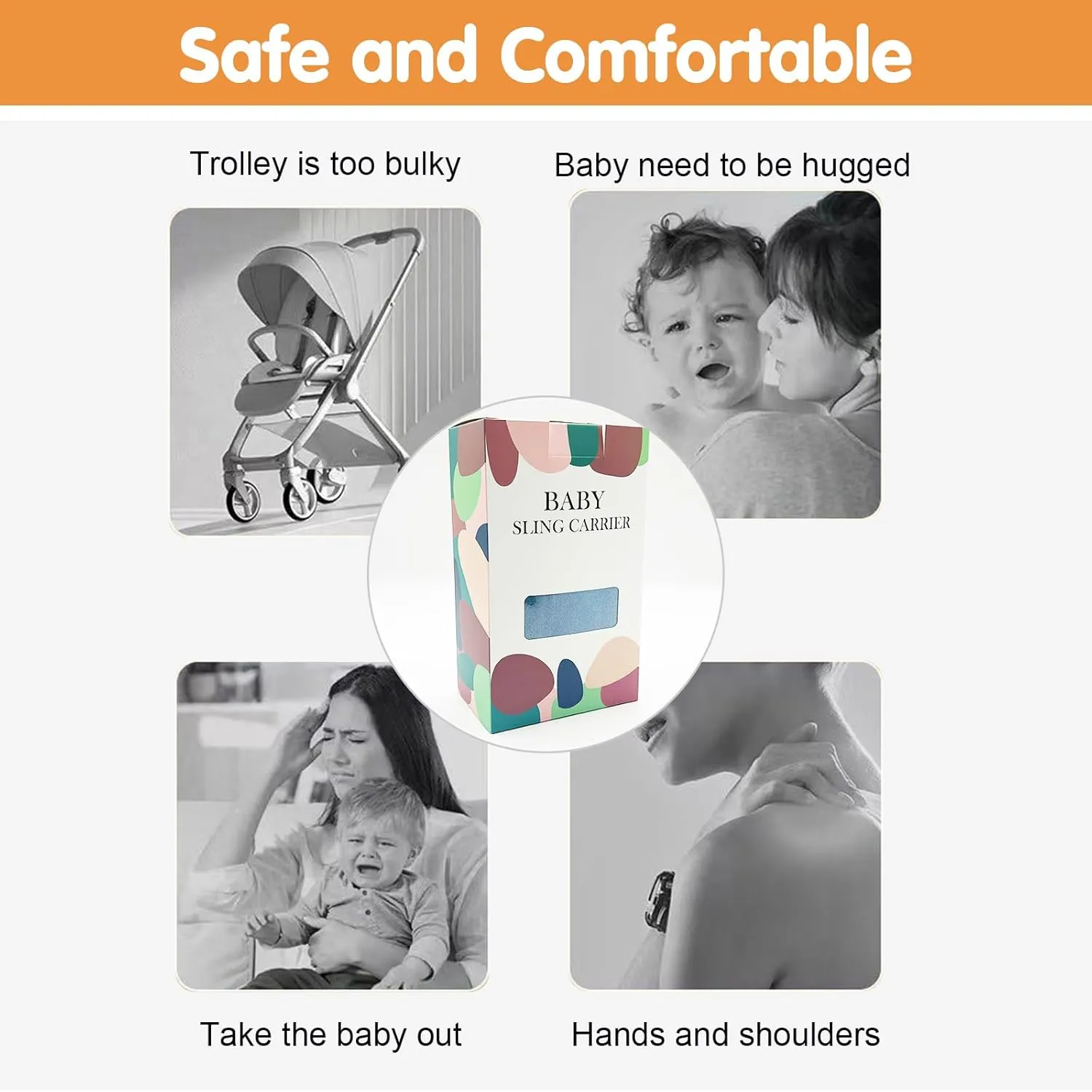 Toddler Carrier,Baby Sling Carrier,Upgraded 2025 Baby Sling with 4 Adjustable Straps(10-30lbs),Lightweight,Portable and One Size Fits All(Blacksail)