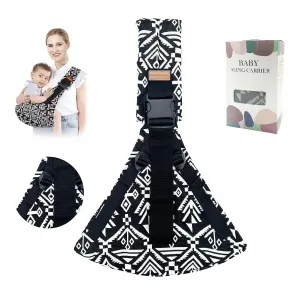 Toddler Carrier,Baby Sling Carrier,Upgraded 2025 Baby Sling with 4 Adjustable Straps(10-30lbs),Lightweight,Portable and One Size Fits All(Blacksail)