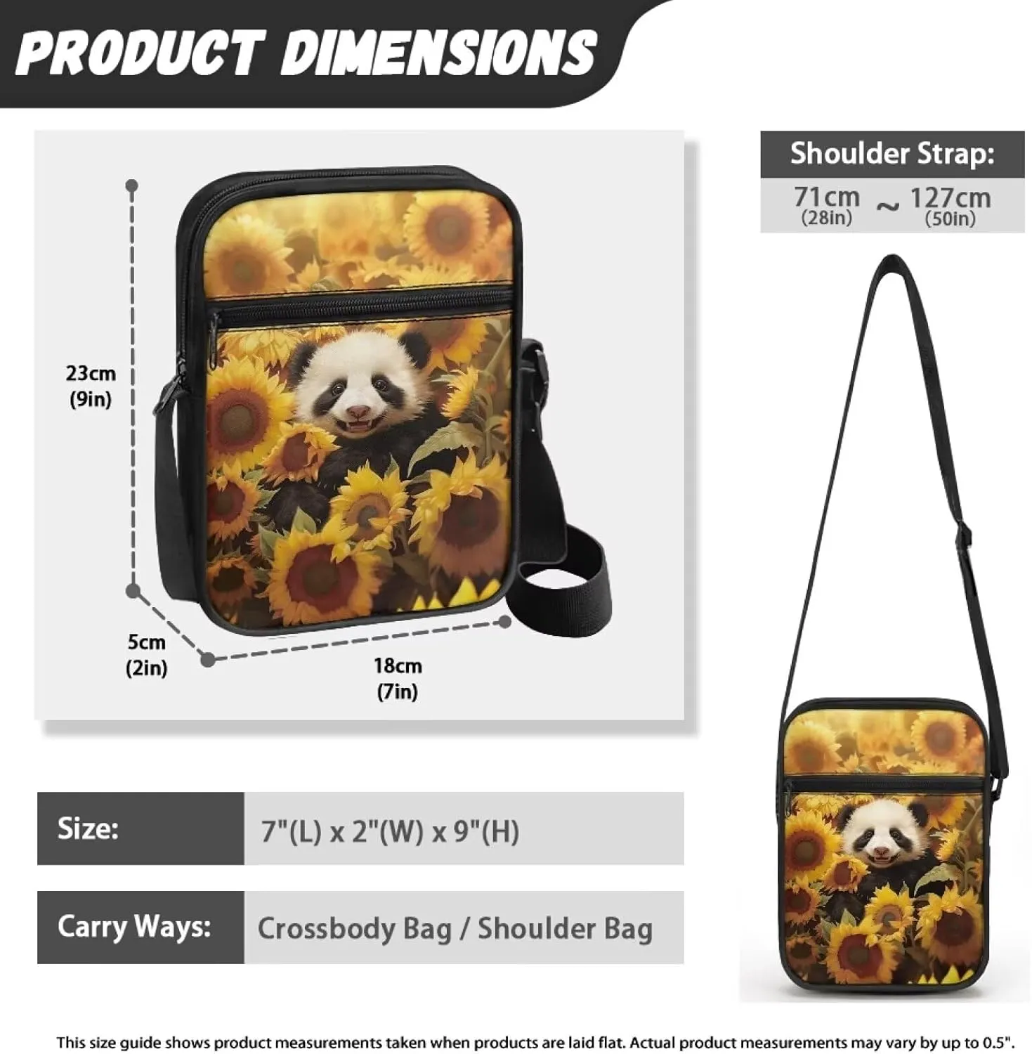 TODIYADDU Messenger Bag for Women Men Mini Shoulder Bag with Adjustable Straps Trendy Crossbody Sling Bag for Cell Phone Keys