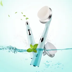 TOUCHBeauty Sonic Eye & Facial Care System: Targets Dark Circles and Puffiness, with Gentle Cleansing Brush