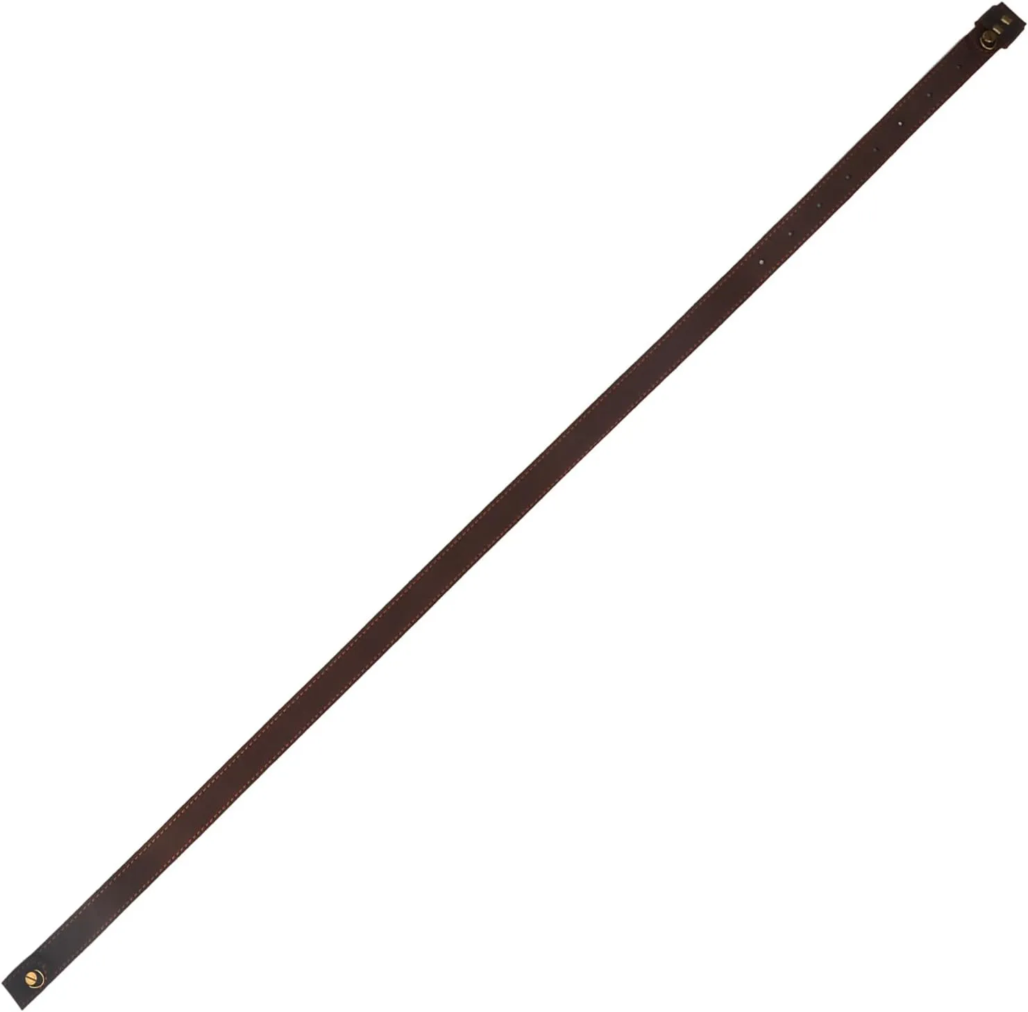 TOURBON Universal Leather Rifle Sling Comfortable No Slip Gun Carrying Strap with Swivels
