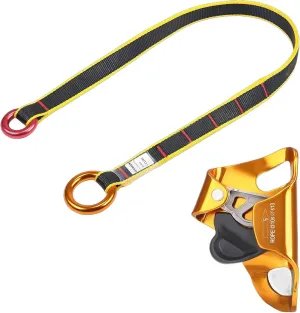 Tree Arborist Friction Saver Tree Climbing Cambium Saver Loop Belt Sling 35.4 inch, Rock Climbing Chest Ascender Climbing Mountaineering Tree Arborist Climbing Rappelling Equip