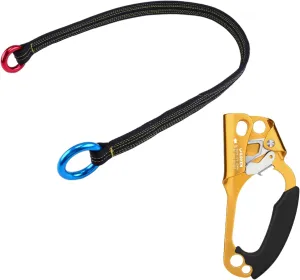 Tree Arborist Friction Saver Tree Climbing Cambium Saver Loop Belt Sling Retrievable Anchor 35.4 inch, Climbing Hand Ascender Outdoor Mountaineering Tree Arborist Climbing Rappelling Equip
