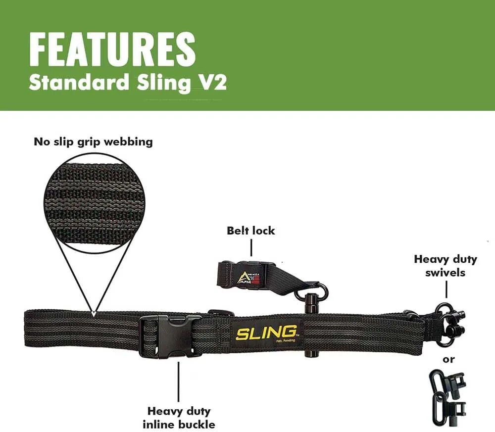 Two Point and Traditional Sling | QD and QR Attachments