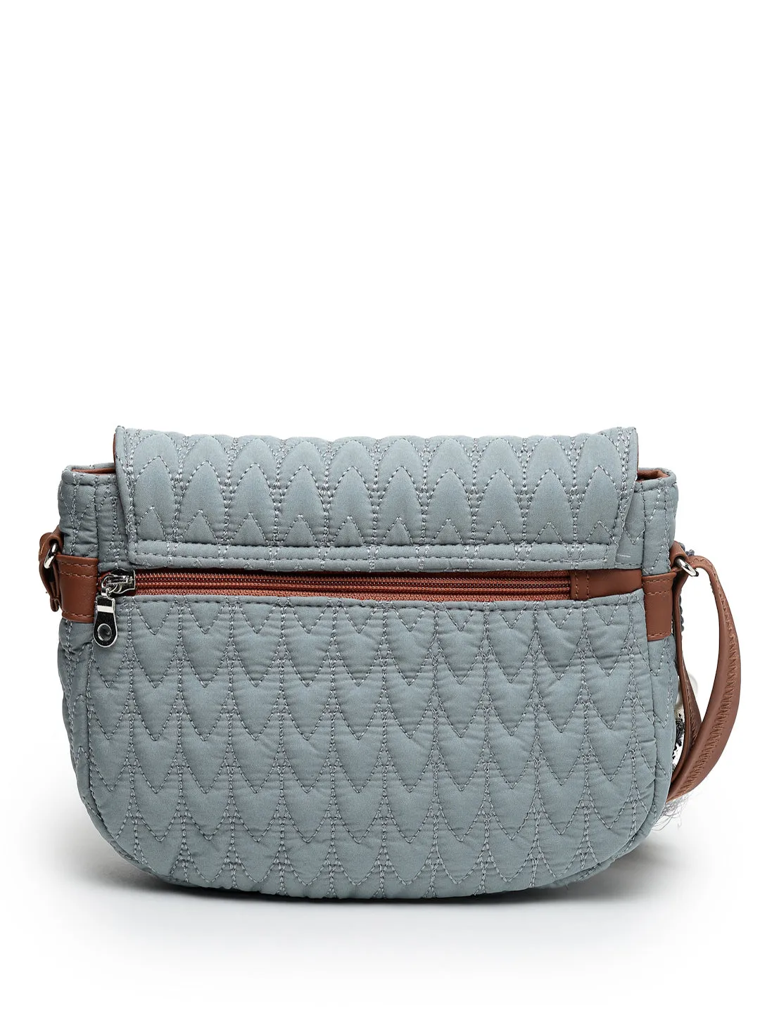 Uno Chevron Quilted Polyester Sling Bag
