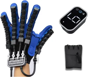 Upgraded Electric Hand Therapy Gloves, Adjustable Finger Rehabilitation Training Device for Hand Mobility, Grip Strength, Arthritis and Physical Exercise