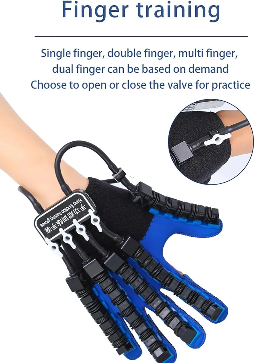 Upgraded Electric Hand Therapy Gloves, Adjustable Finger Rehabilitation Training Device for Hand Mobility, Grip Strength, Arthritis and Physical Exercise