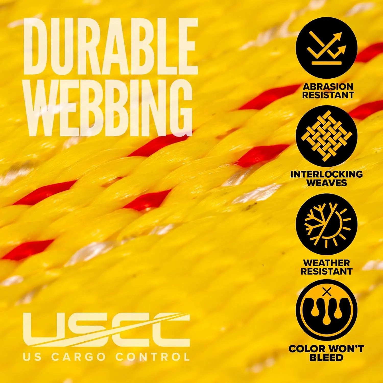 US Cargo Control Wire Hook Ratchet Straps 2 Inch x 30 Foot (10-Pack), 10,000 LBS Break Strength, Ratchet Straps Heavy Duty with Double J Hooks, Cargo Tie Downs for Flatbed Trailers and Trucks
