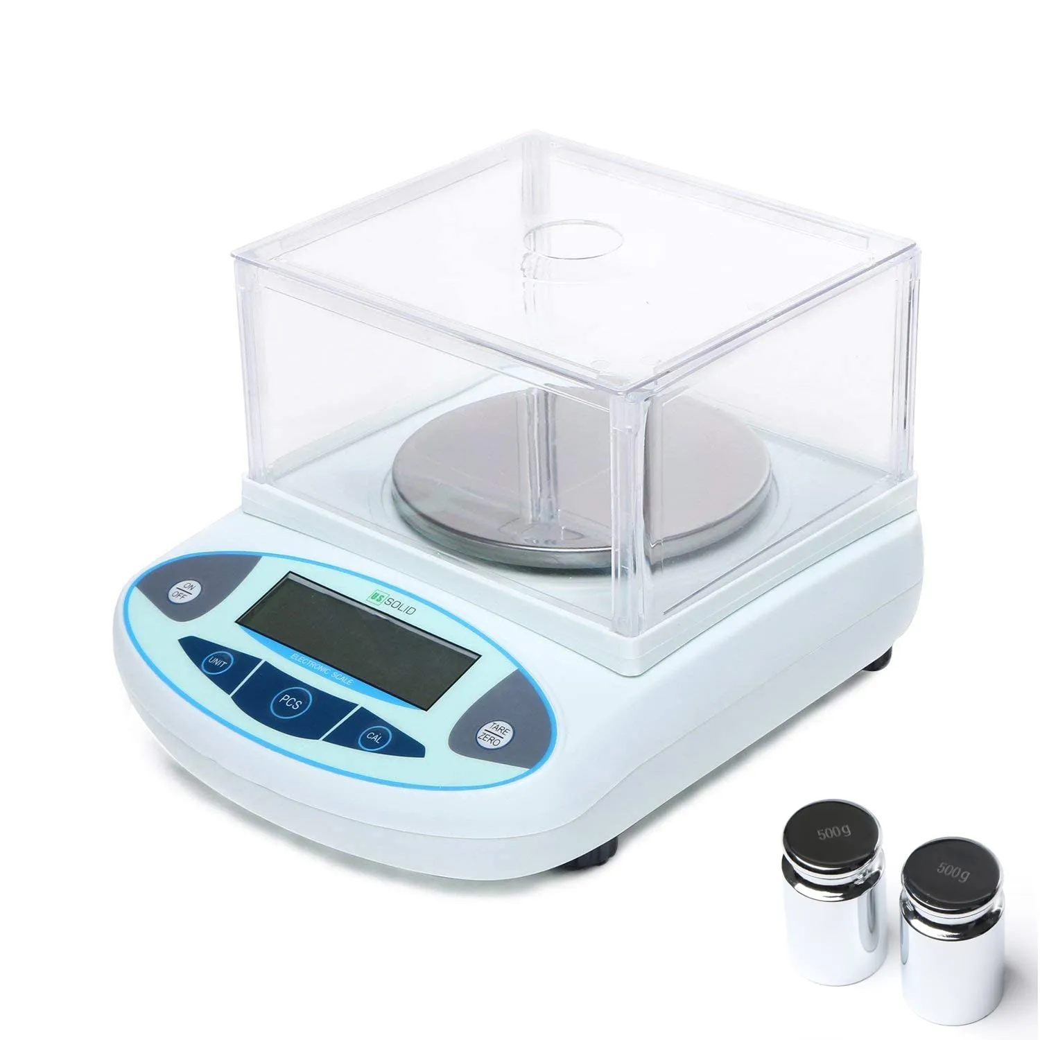 U.S. Solid Digital Precision Scale Analytical Balance Electronic Lab Scale 0.01 g (3KG)