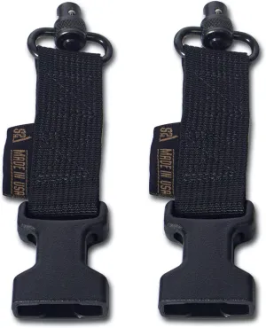 USA Made Sling Connector End Accessory, C.L.A.S.H. Hook, M.A.S.H. Hook, Push Button Swivel, or Pigtail,