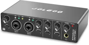 USB Audio Interface, High-Fidelity, Low Latency, and Versatile Connectivity for Professional Recording